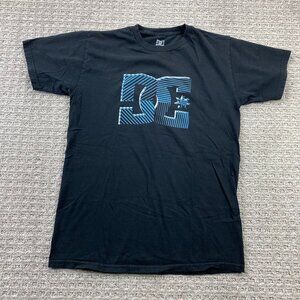 DC Shoes Shirt Men Small Black Graphic Tee T-Shirt Streetwear Skater Skateboard